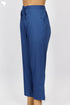 Cambric Cotton Pants In Cobalt Blue